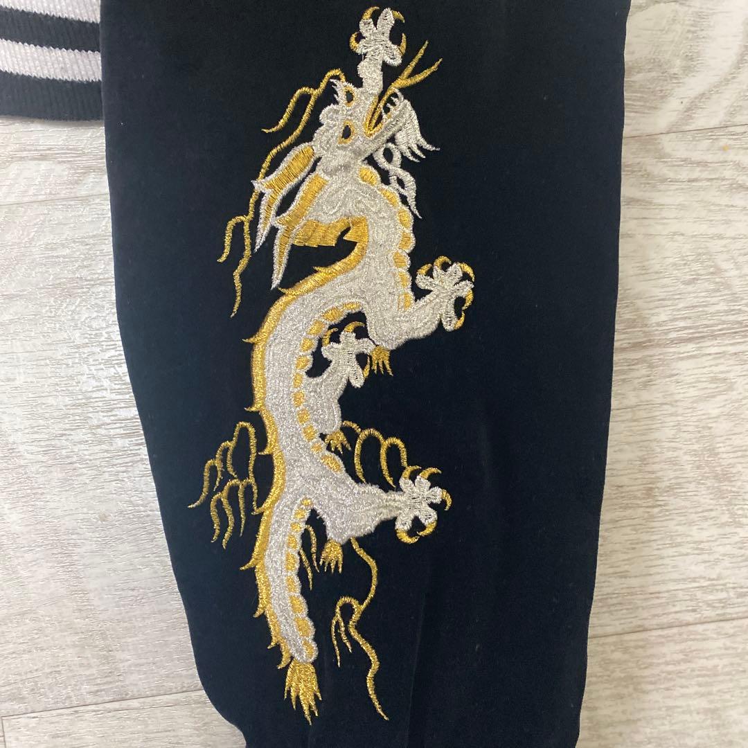 80〜90s スカジャンベロア　ヴィンテージ