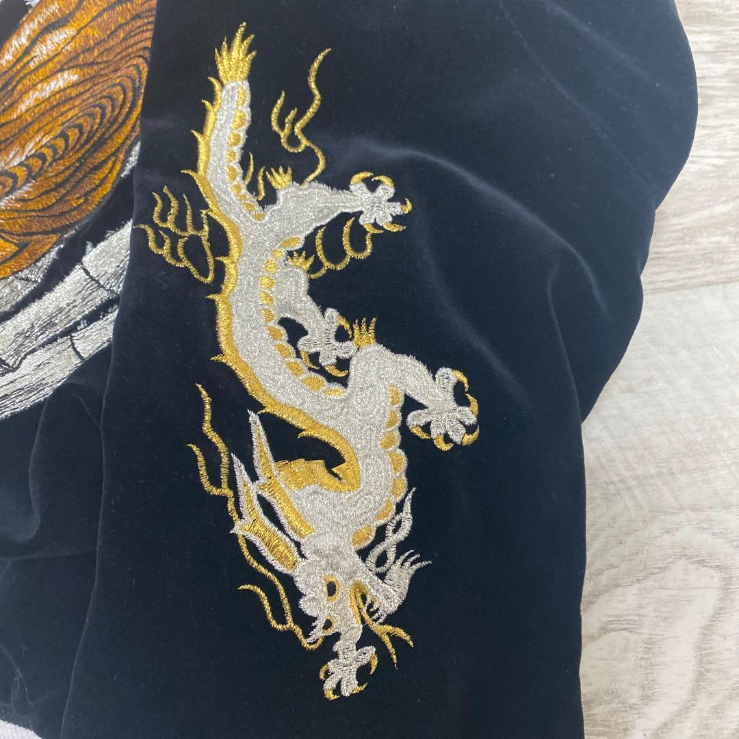 80〜90s スカジャンベロア　ヴィンテージ