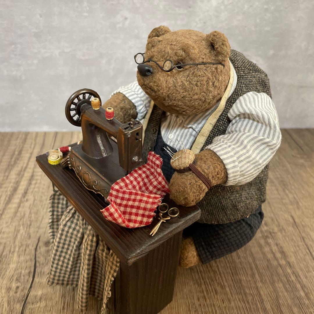 テディベア　おじいさんのテーラー　アーティストベア　作家