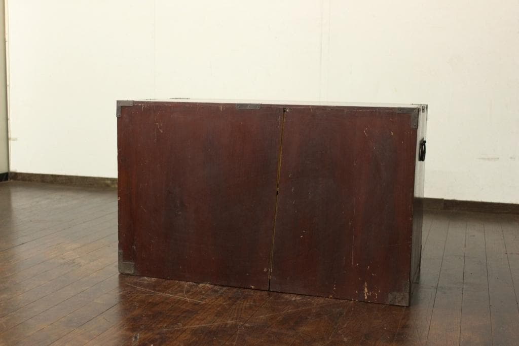 古い時代箪笥 丸金具/和風/古家具/陳列台/和家具/和骨董/店舗什器/ローボード