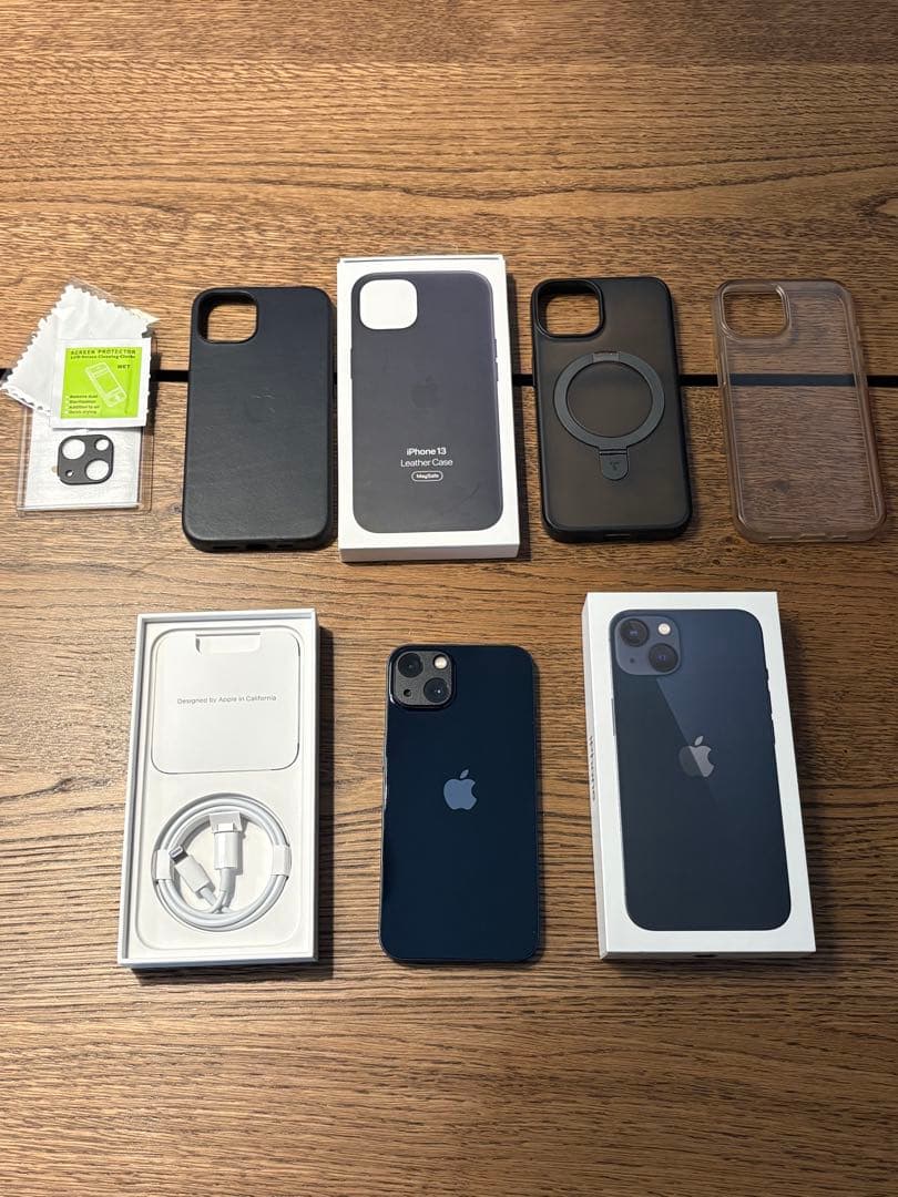 Apple iPhone 13 128GB ミッドナイト+付属品多数