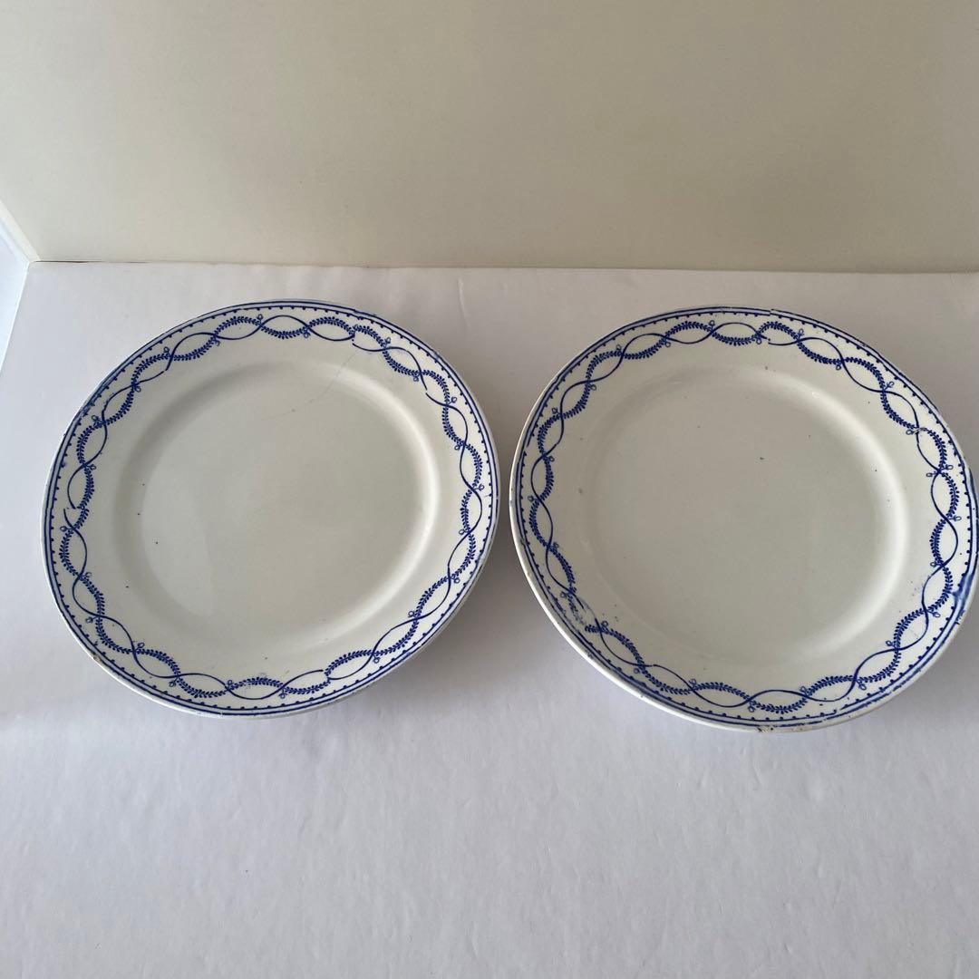 BOCH ケーキプレート　ベルギー　アンティーク　2点セット