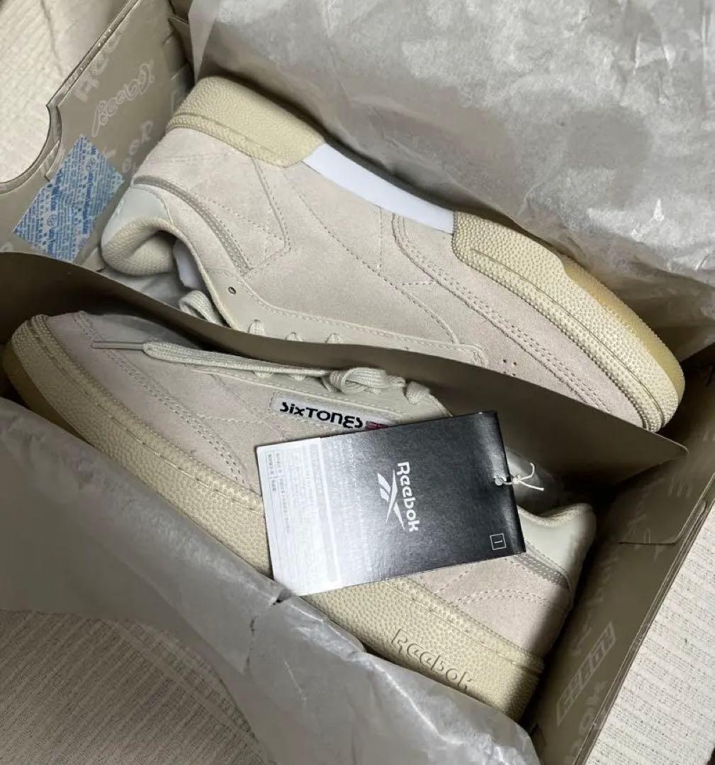 Reebok SixTONES スニーカー 24.5cm クリーム