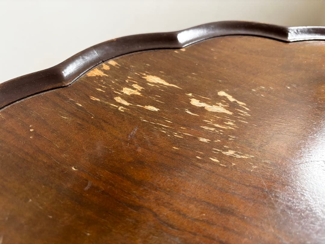 アンティーク　コーヒーテーブル　猫足テーブル