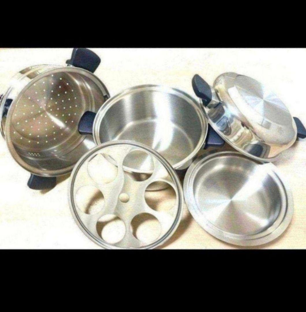 2024年製 アムウェイ 大フライパン 中フライパン 6L 鍋セット@Amway