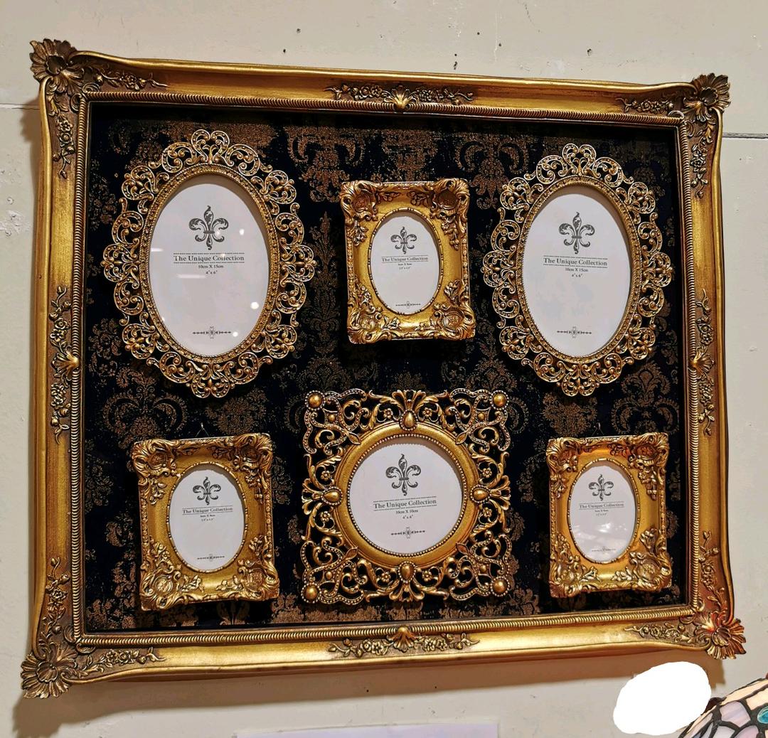 アンティーク　写真　フォトアルバム　ヨーロッパ　洋風　ゴールド　金色　コンソール