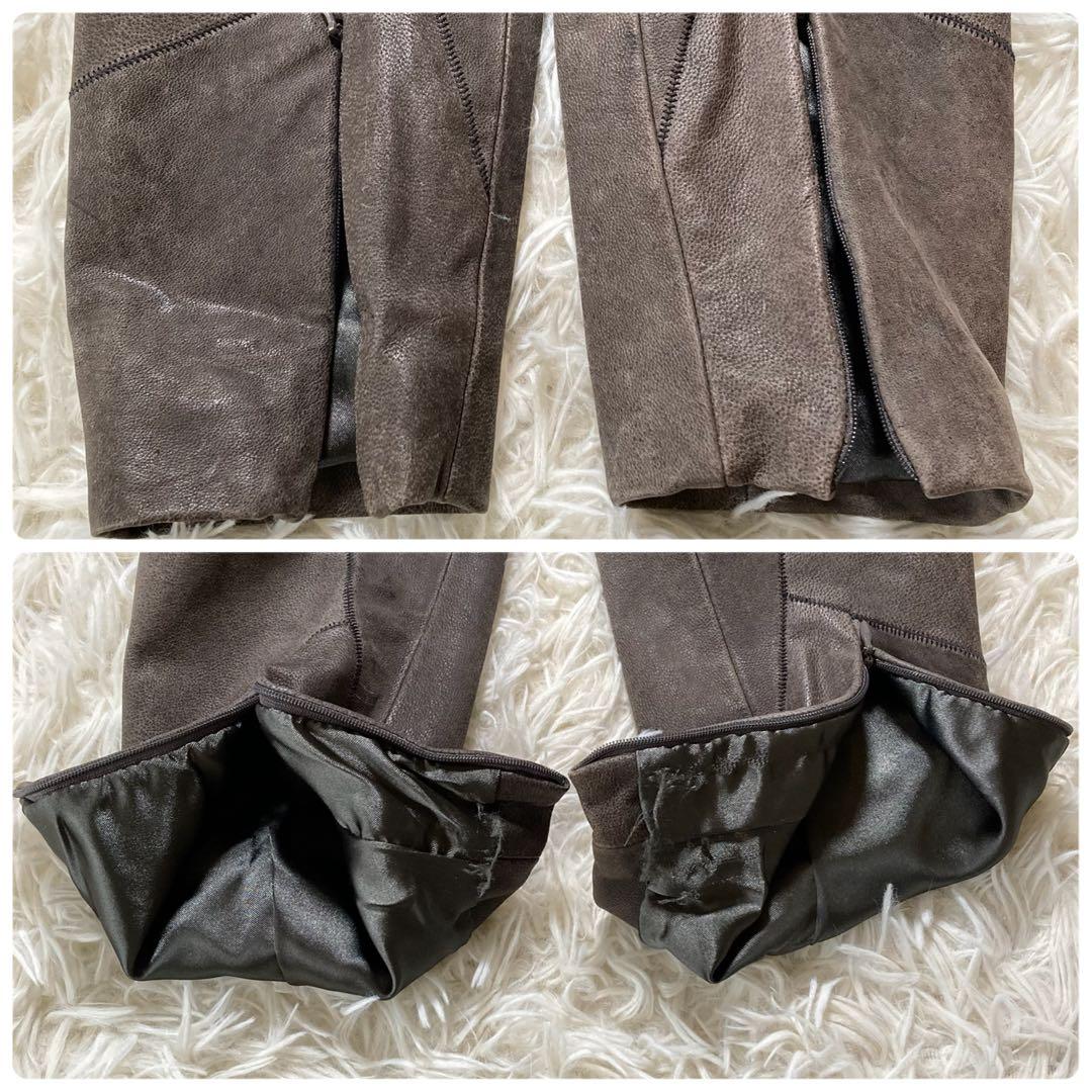 極美品 DENHAM デンハム レザージャケット キャメル ラクダ革 本革