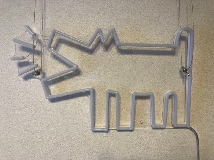 置物 Keith Haring : BARKING DOG