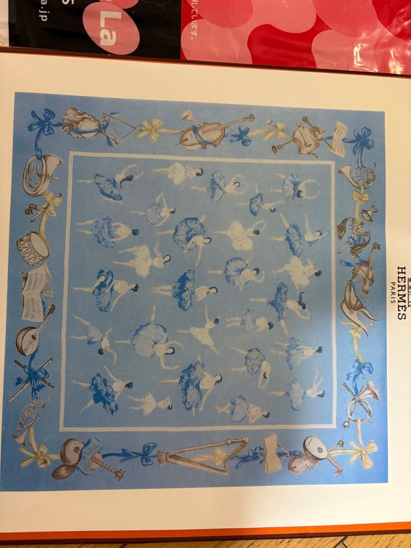 d*2様 HERMES バレリーナデザイン スカーフ