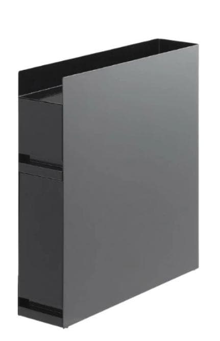 【定価15950円】tower 隠せる調味料ラック タワー 2段 ブラック