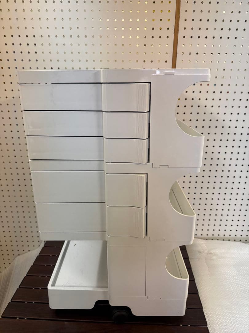 B-LINE ボビーワゴン ホワイト 3段5トレー ジョエコロンボ