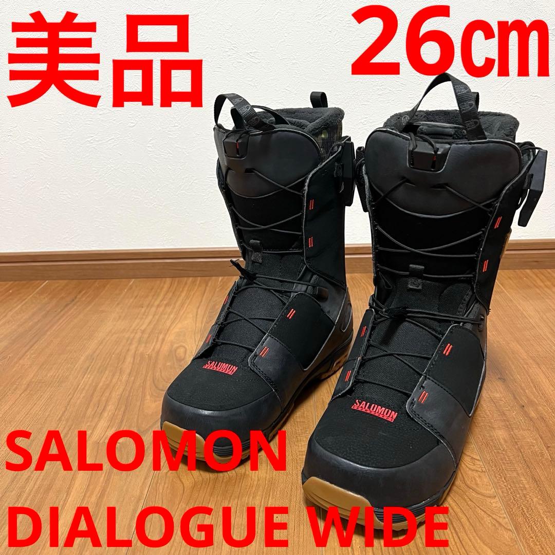 【美品_即日発送】SALOMON DIALOGUE WIDE 26.0cm