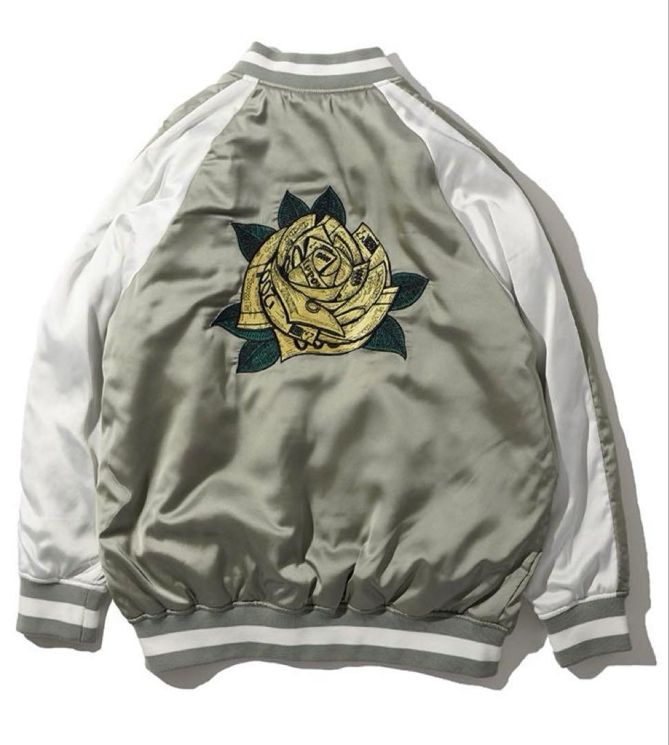 【完売・美品】Subciety スカジャン 銭バラ刺繍 スーベニアジャケットXL