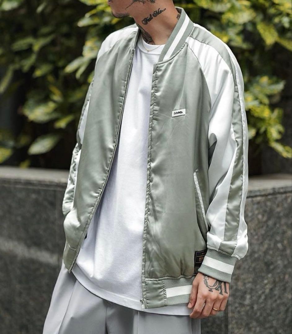 【完売・美品】Subciety スカジャン 銭バラ刺繍 スーベニアジャケットXL