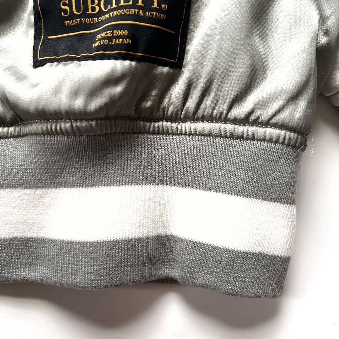 【完売・美品】Subciety スカジャン 銭バラ刺繍 スーベニアジャケットXL