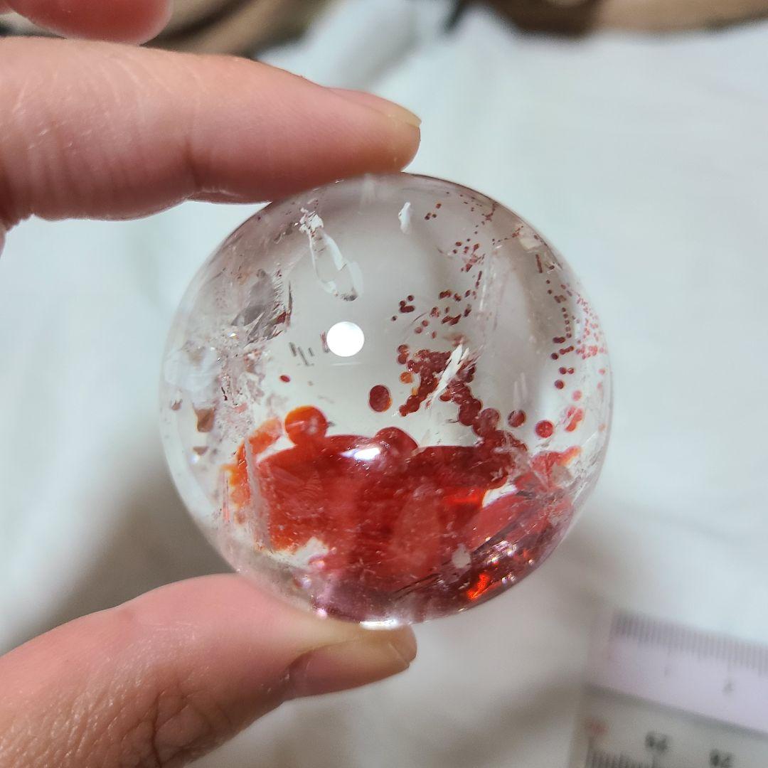 オーロラクォーツ　　ライモナイトインクォーツ　丸玉