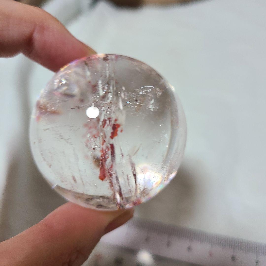 オーロラクォーツ　　ライモナイトインクォーツ　丸玉