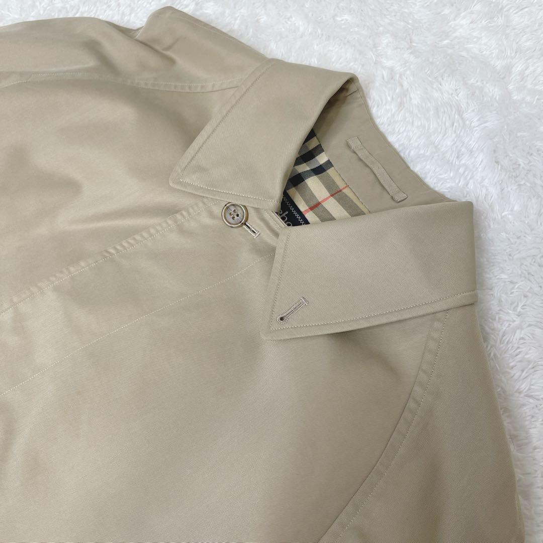 90s BURBERRY'S ステンカラーコート ベージュ ノバチェック ロング