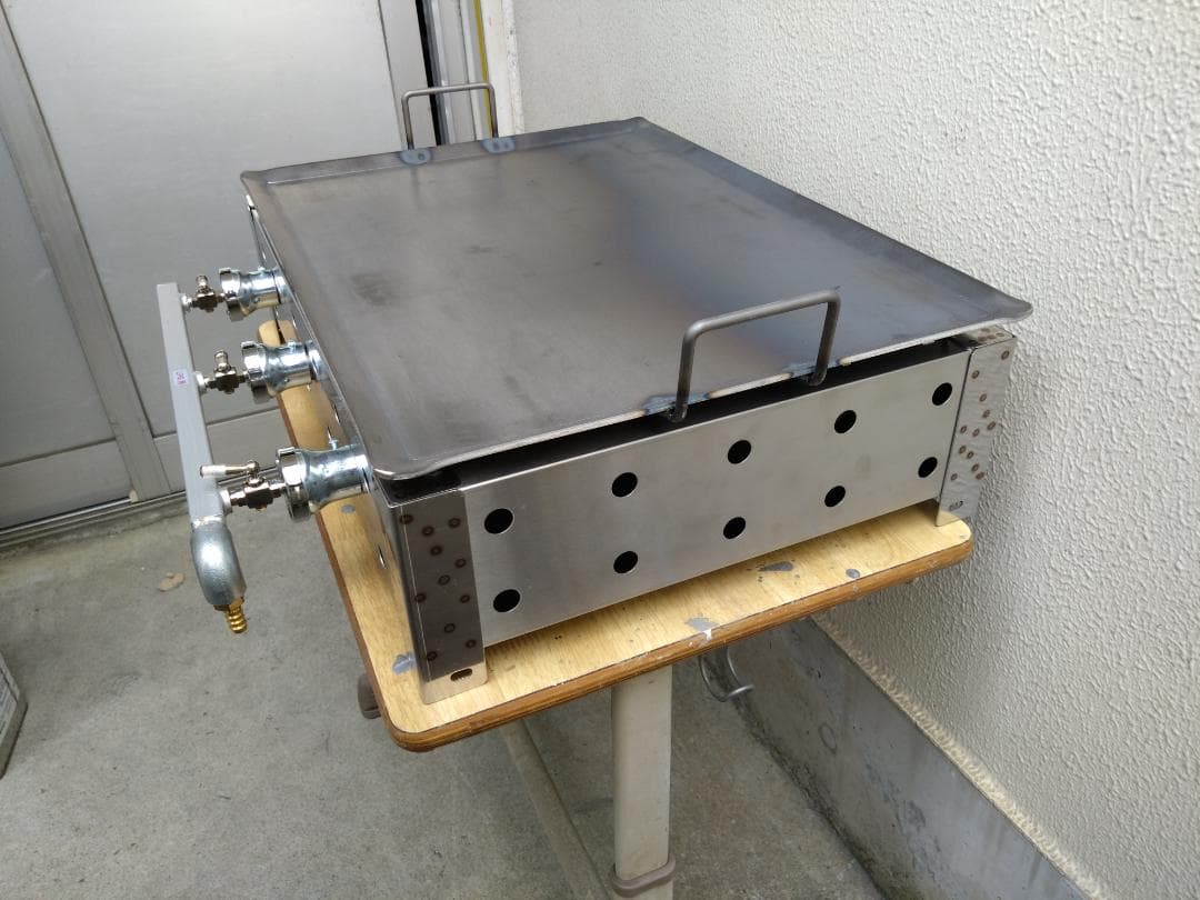 都市ガス用　鉄板焼き　グリドル　お好み焼きそば　グリラー　厨房機器　学園文化祭り