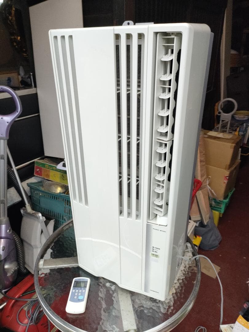 美品☆CORONA☆窓枠ウインドエアコン☆CW-1819☆2019年製(枠付き)