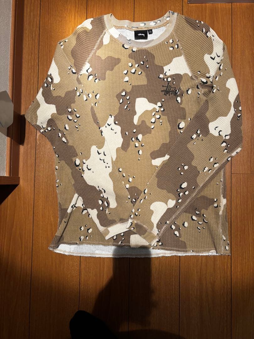 最終値下げ 確実正規品 Stussy Raglan サーマル　L/S CAMO