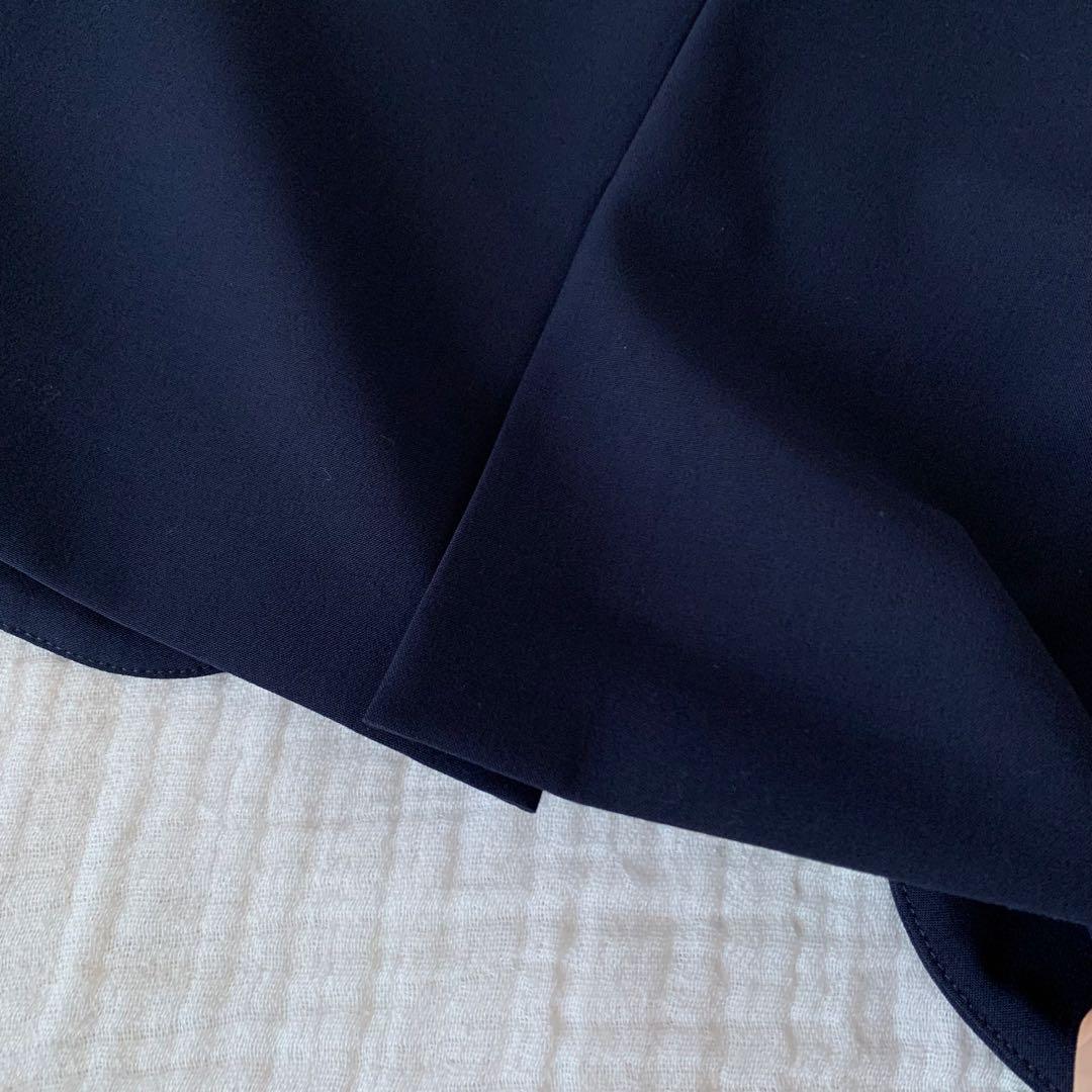 美品　PLST プラステ　ノーカラー　ストレッチスーツ　春夏　セットアップ　S