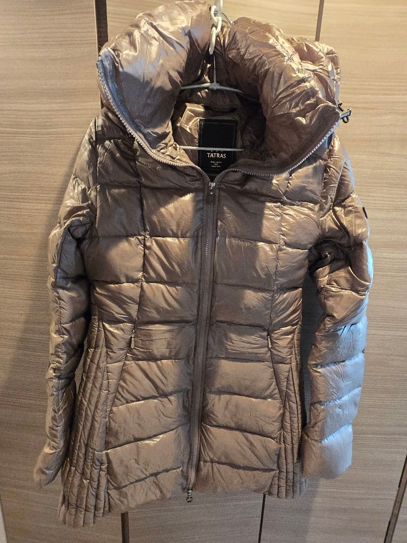 中古　タトラス　ダウンコート　茶系