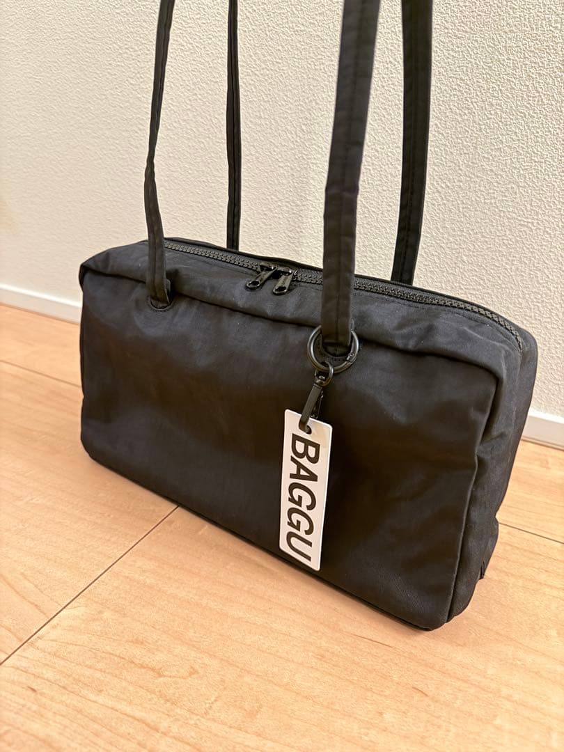 BAGGU NYLON BOWLER BAG 黒 バグゥ ナイロン バッグ