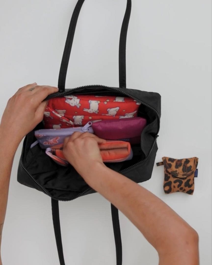 BAGGU NYLON BOWLER BAG 黒 バグゥ ナイロン バッグ