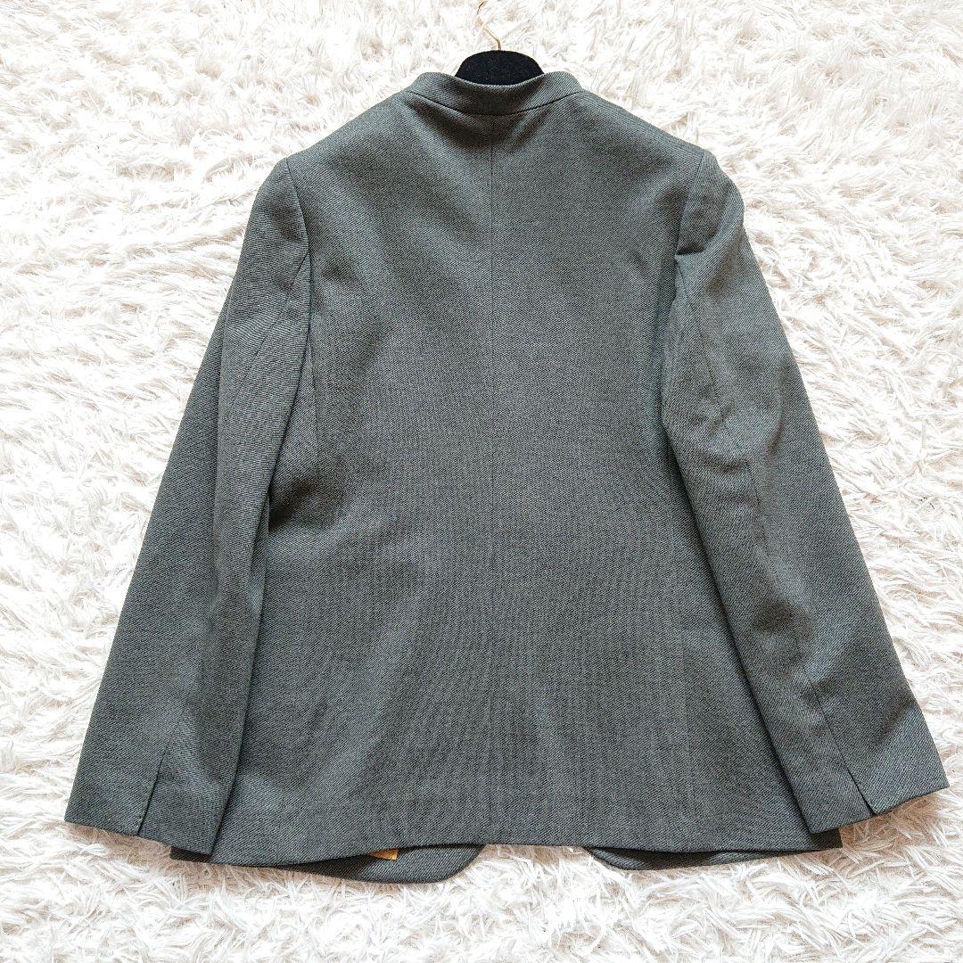 トゥモローランド コレクション ノーカラー パンツスーツ セットアップ レーヨン