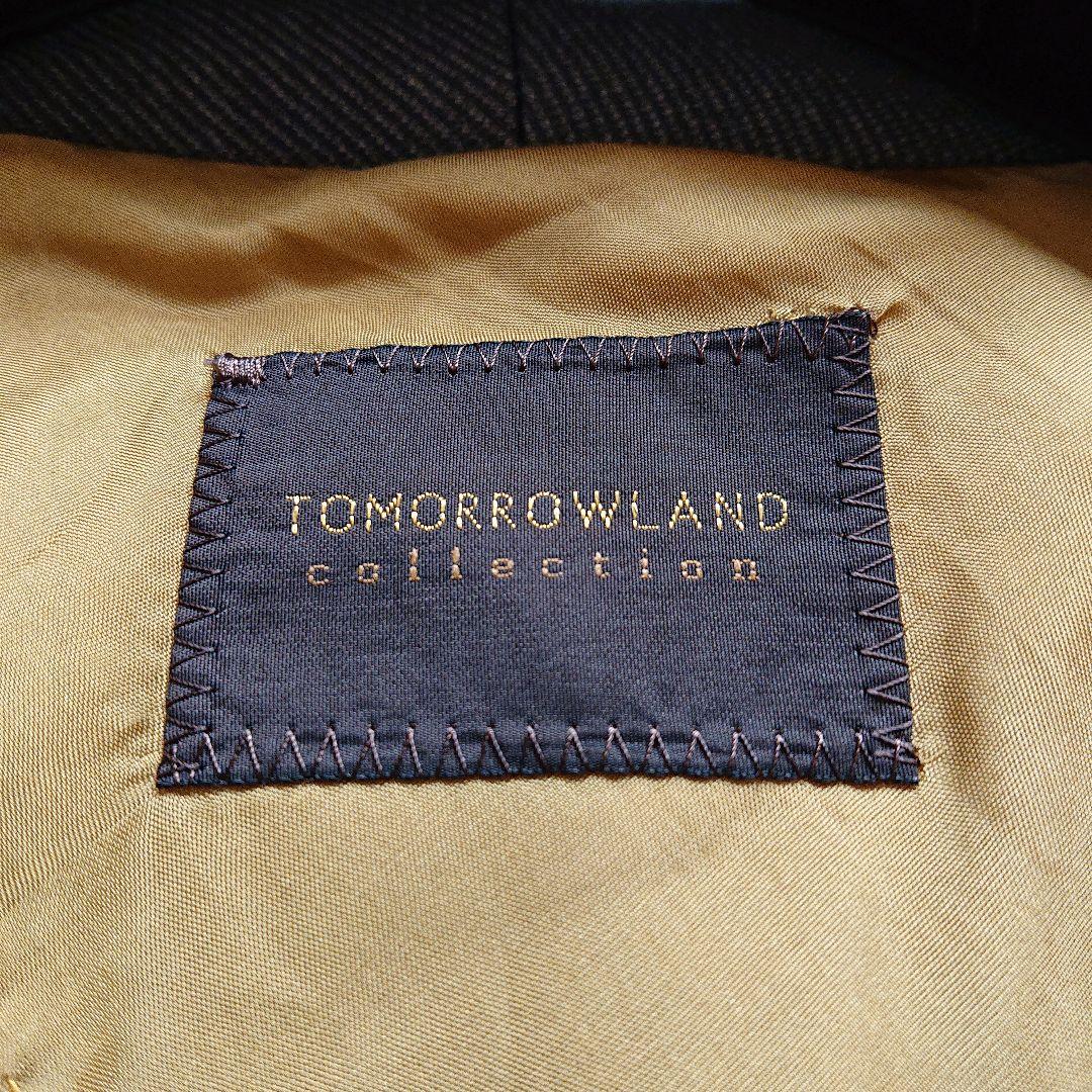 トゥモローランド コレクション ノーカラー パンツスーツ セットアップ レーヨン