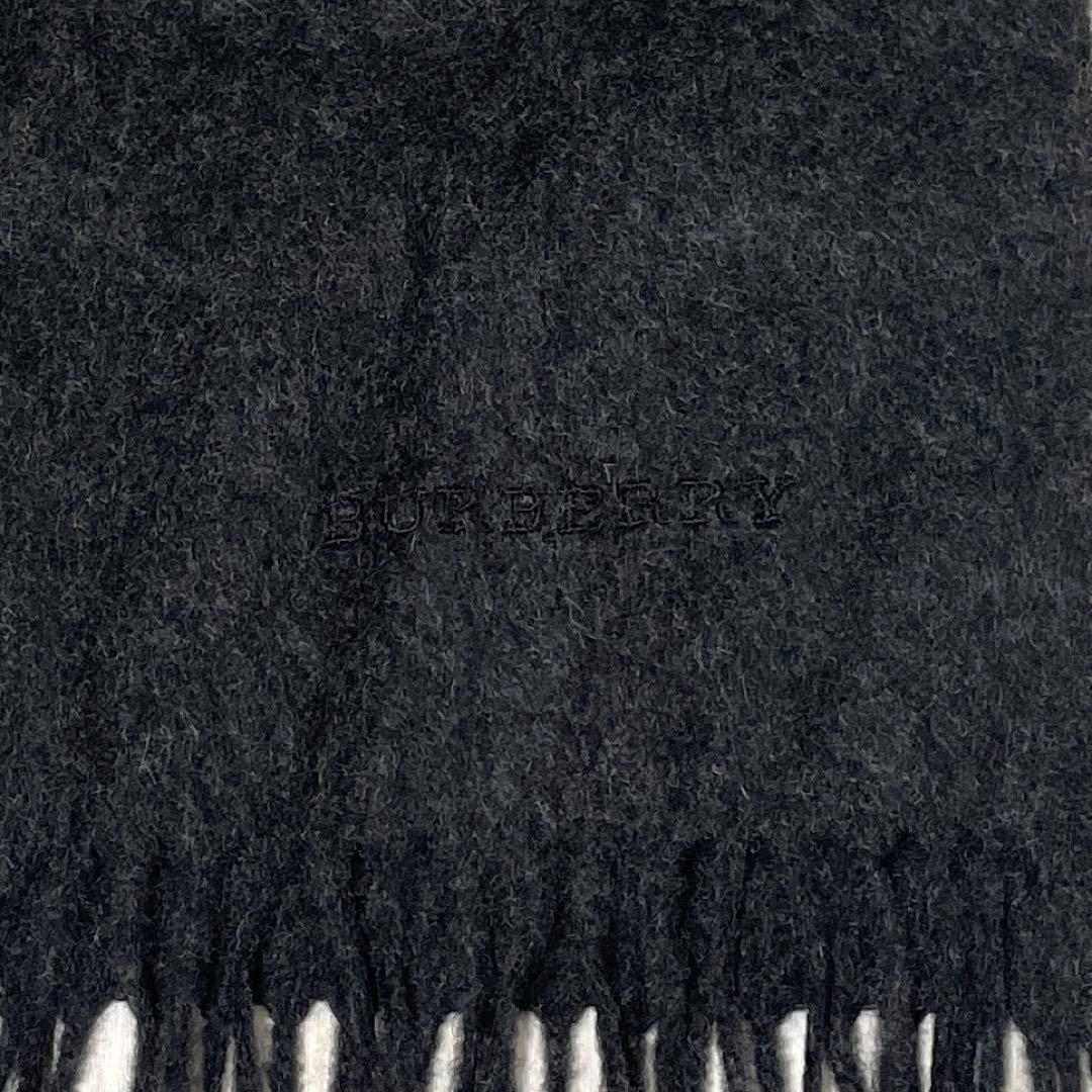 【新品未使用】BURBERRY バーバリー マフラー カシミヤ 刺繍 フリンジ