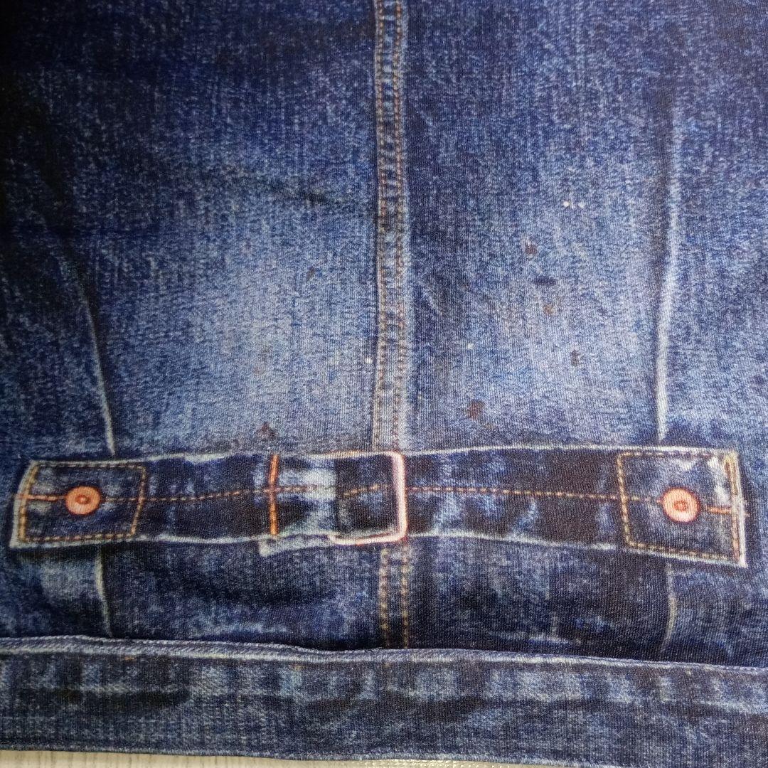 Lot.5067XX　デニム転写スウェットジャケット希少サイズXLサプール加工品