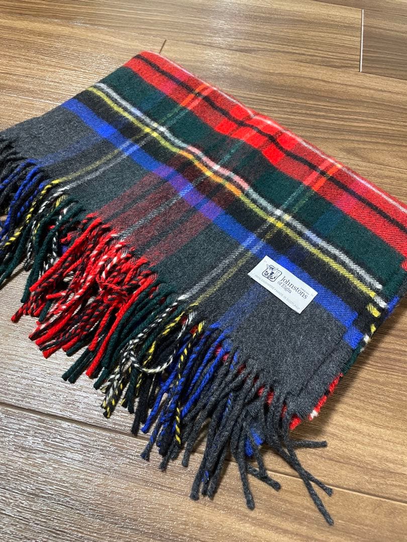 【kuu_too_ciel】ジョンストンズ　大判　ストール　カシミヤ