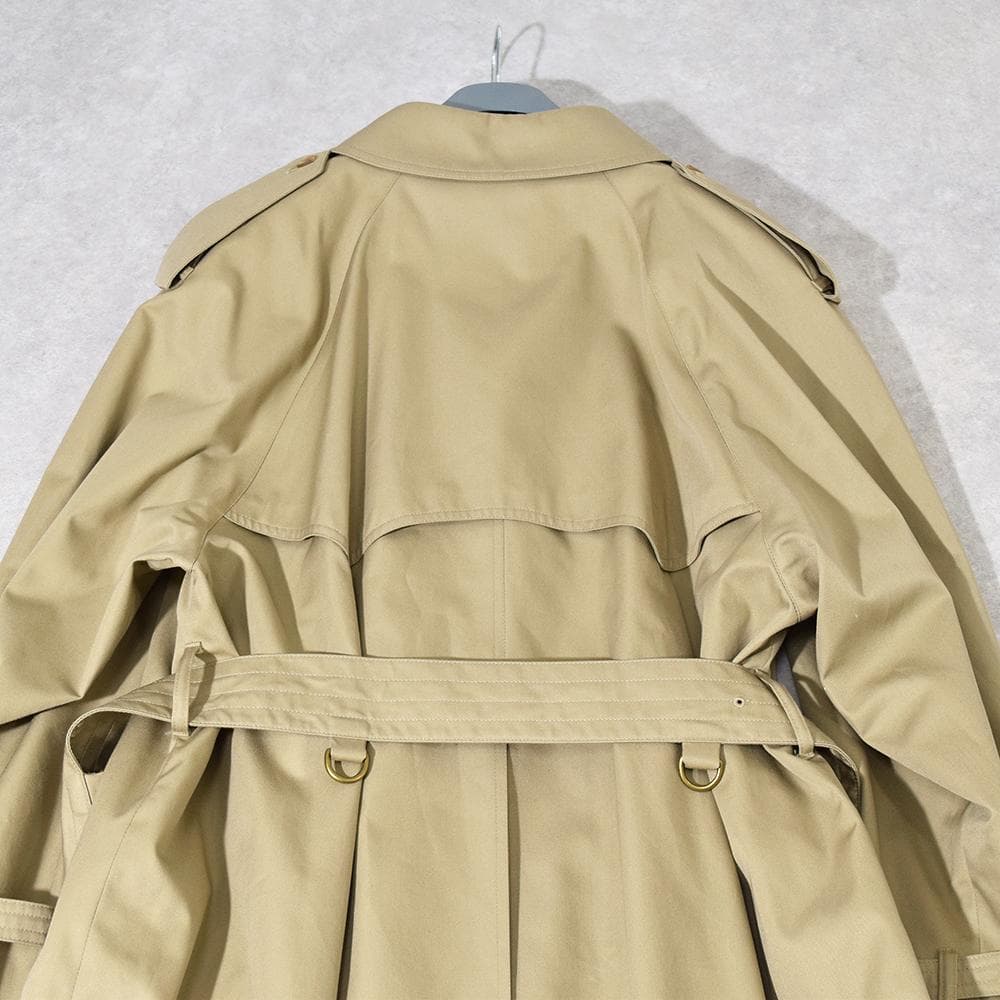 タグ付き 90s 英国製 アクアスキュータム ヴィンテージ トレンチコート 12