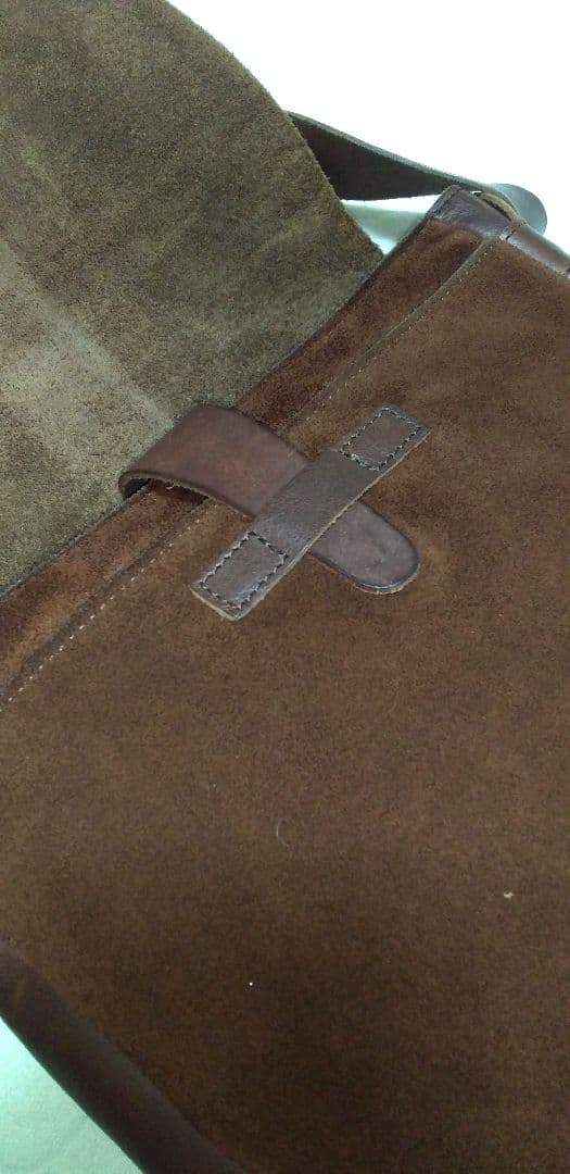 ★ESTNATION☆メンズ　ショルダーバッグ　本革　ブラウン