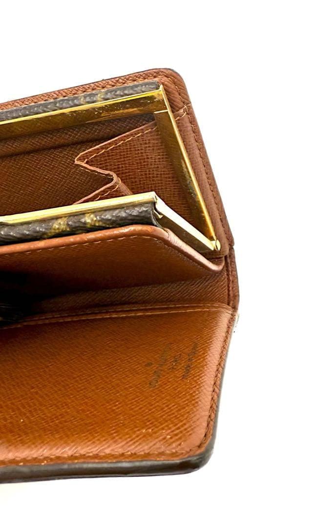 ルイヴィトン ヴィエノワモノグラムがま口折り財布