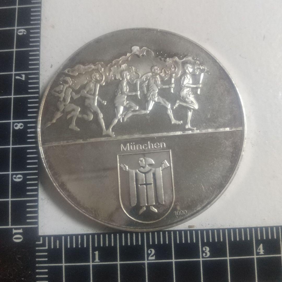J*^様 純銀製 1972年 ミュンヘンオリンピック 記念メダル