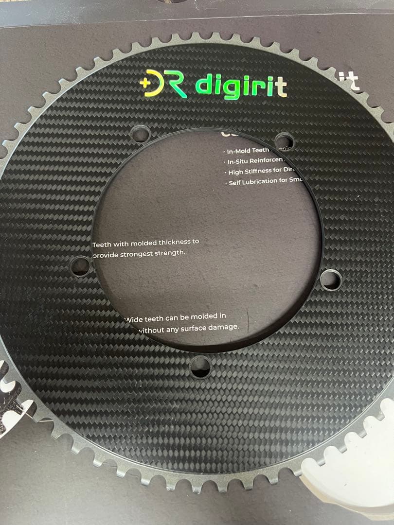 digirit カーボンファイバー チェーンリング　64T