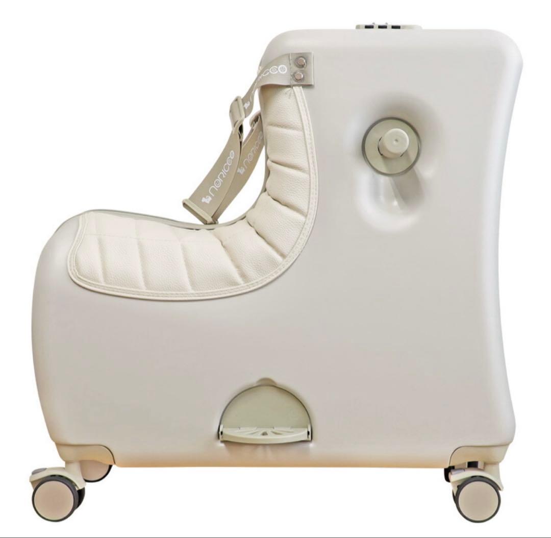 ⭐︎美品⭐︎未使用⭐︎NORICCO キャリーケース パステルグレージュクッション付き