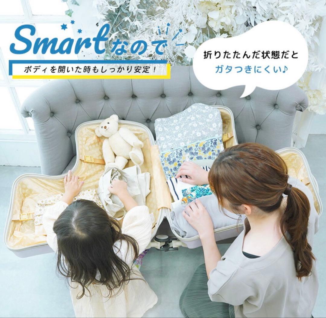 ⭐︎美品⭐︎未使用⭐︎NORICCO キャリーケース パステルグレージュクッション付き