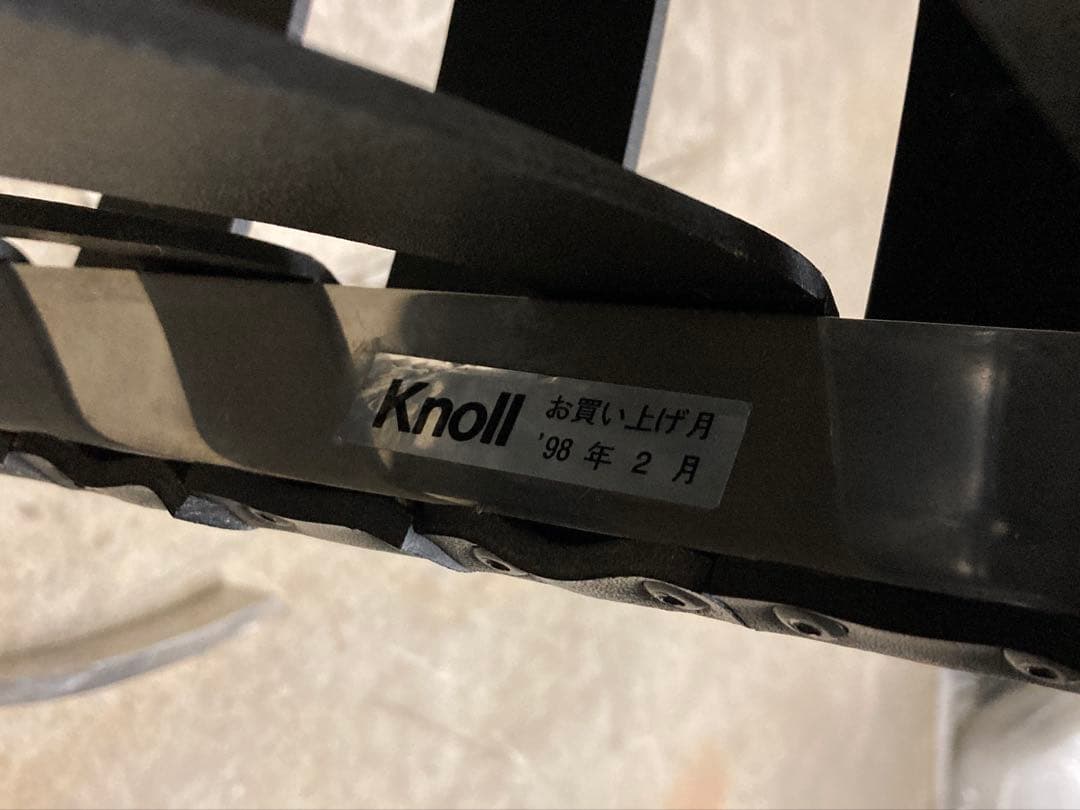 定価140万! 名作 良品 正規Knoll 黒 バルセロナ チェア②オットマン