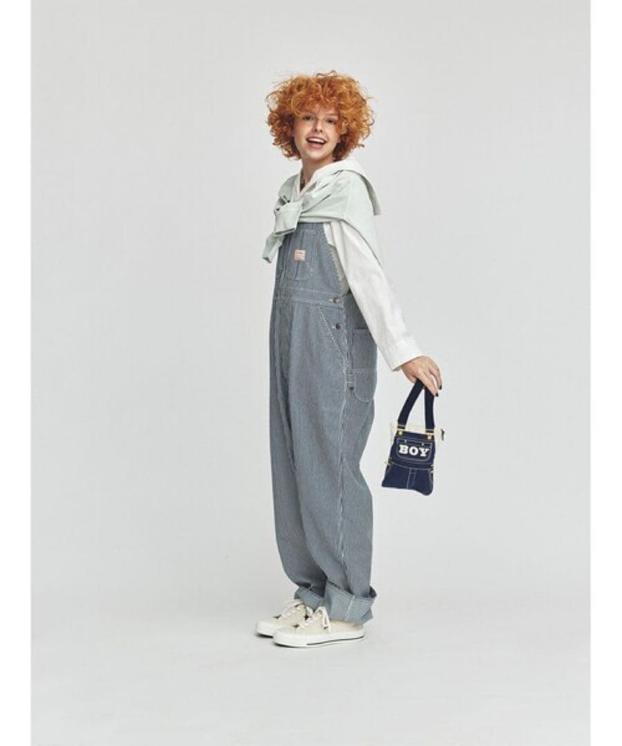 BIGMAC×BEAMSBOY 別注ヒッコリーオーバーオール24SS