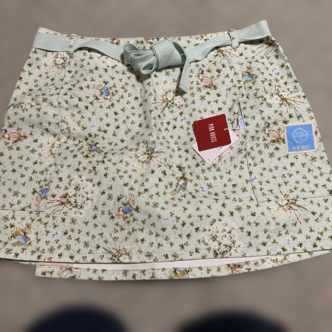 ピンクハウス　ピーターラビット　サロンエプロン