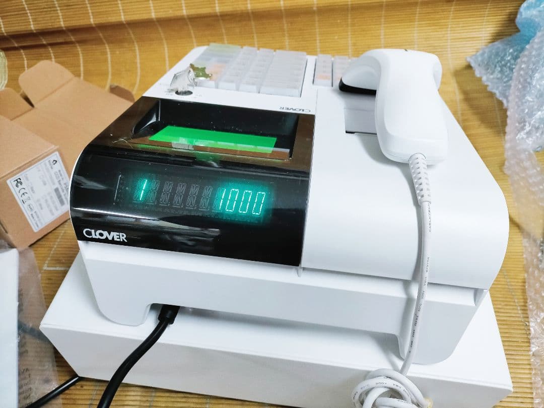 クローバーレジスター　JET-650LSスキャナ付き　PC連携　321111