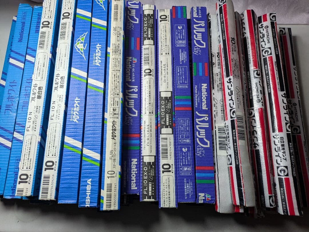 直管10W蛍光灯各メーカーまとめ60本