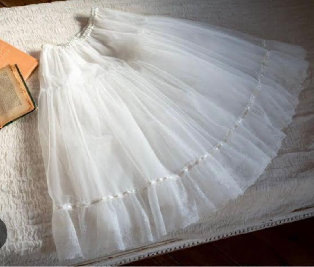 マリアピピ ❤️リボンレースパニエ