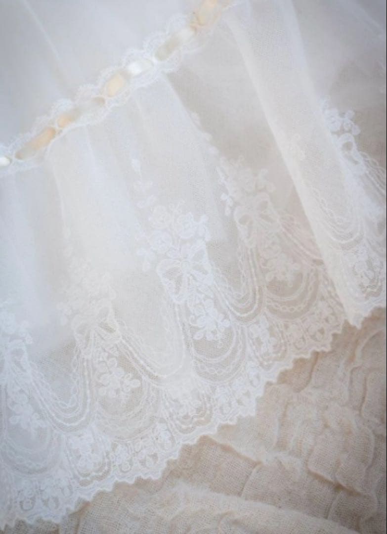 マリアピピ ❤️リボンレースパニエ