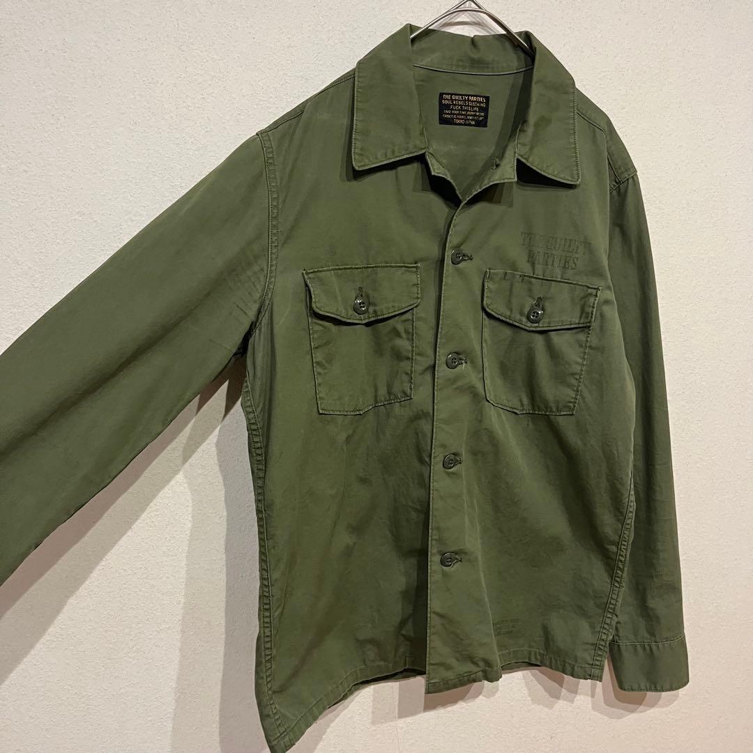 WACKO MARIA ワコマリア アーミーシャツ カーキ