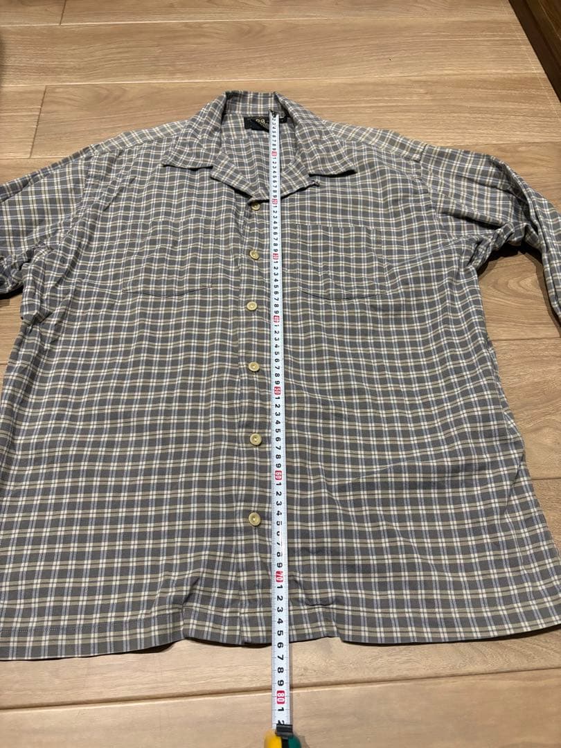 ル*ト様 90s RRL 三つ星 オープンカラー 開襟シャツ チェック 三ツ星